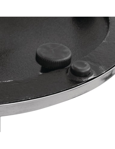 Pied de table rond chromé Bolero - 720 mm x 430 mm
