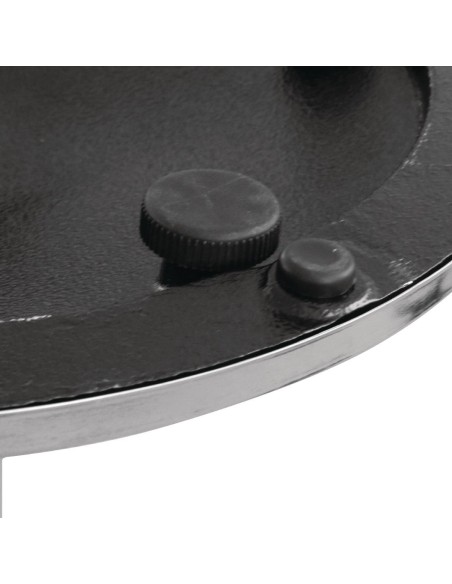 Pied de table rond chromé Bolero - 720 mm x 430 mm