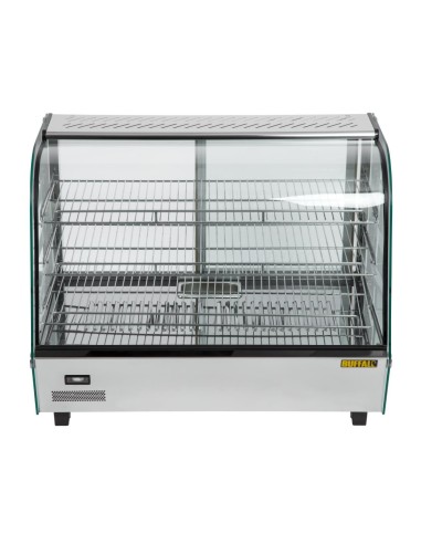 Vitrine chauffante Buffalo 160L - Présentoir comptoir
