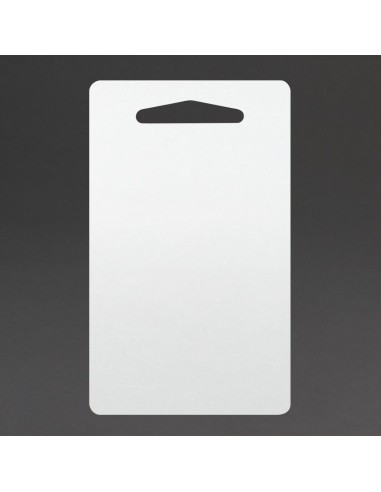 Planche à découper Hygiplas 6mm blanc - compacte et hygiénique