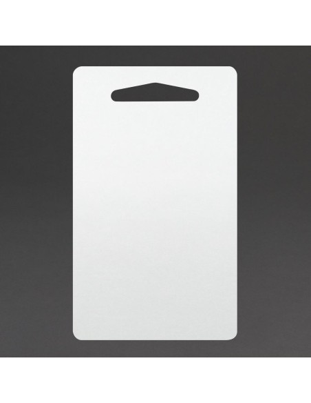 Planche à découper Hygiplas 6mm blanc - compacte et hygiénique