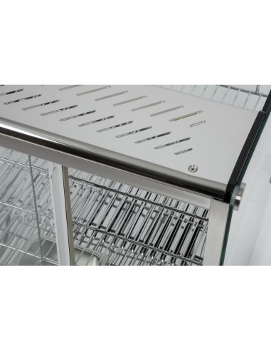 Vitrine chauffante Buffalo 160L - Présentoir comptoir