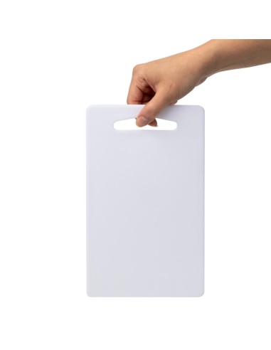 Planche à découper Hygiplas 6mm blanc - compacte et hygiénique