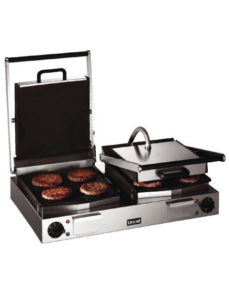 Gril de contact double électrique Lincat Lynx 400 LCG2 - Compact inox