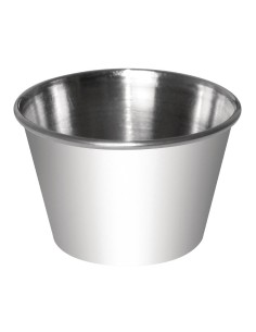 Pots à sauce inox Olympia 230 ml - lot de 12