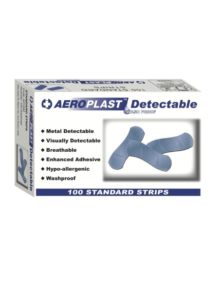 Pansements bleus détectables - lot de 100 Aero