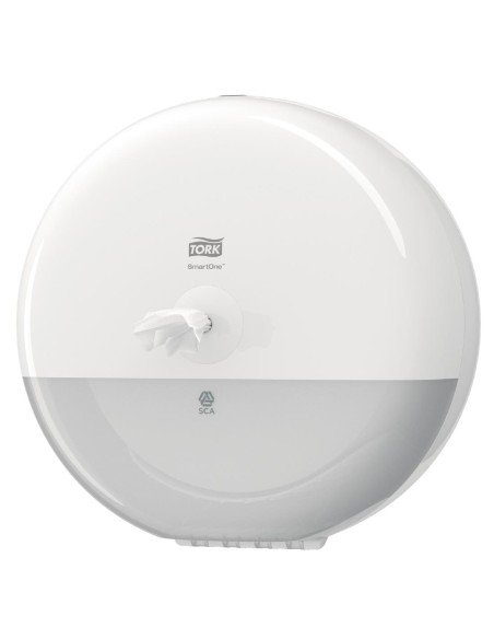Distributeur papier toilette Tork SmartOne - blanc, 1 rouleau