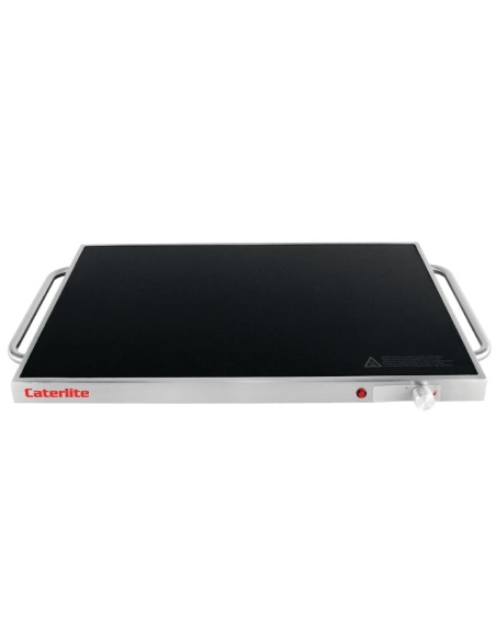 Plateau chauffant Caterlite - 20kg - Inox noir
