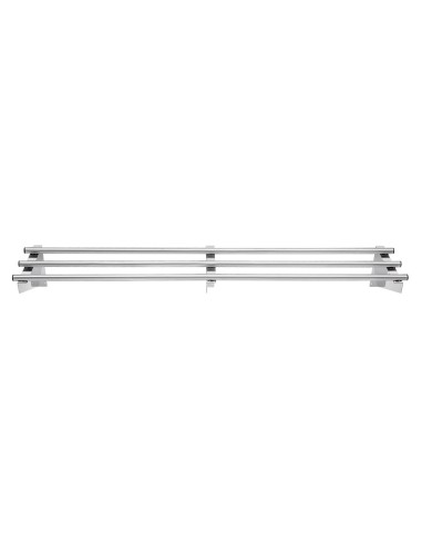 Etagère murale tubulaire Vogue inox 1500 mm - 95 kg