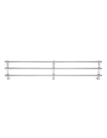 Etagère murale tubulaire Vogue inox 1500 mm - 95 kg