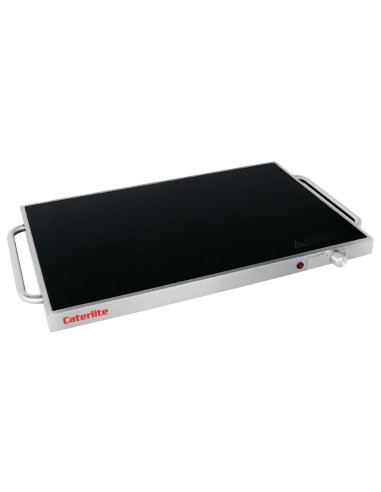 Plateau chauffant Caterlite - 20kg - Inox noir