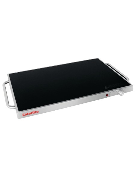 Plateau chauffant Caterlite - 20kg - Inox noir