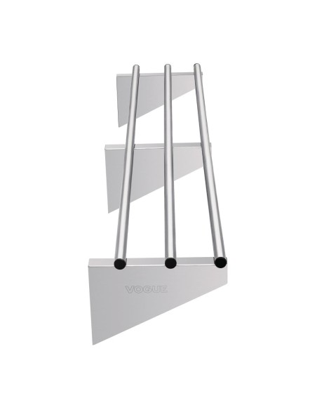Etagère murale tubulaire Vogue inox 1500 mm - 95 kg