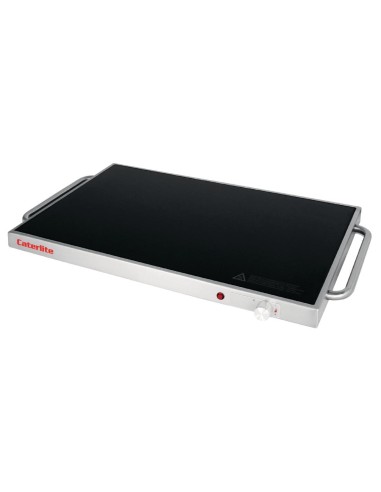 Plateau chauffant Caterlite - 20kg - Inox noir