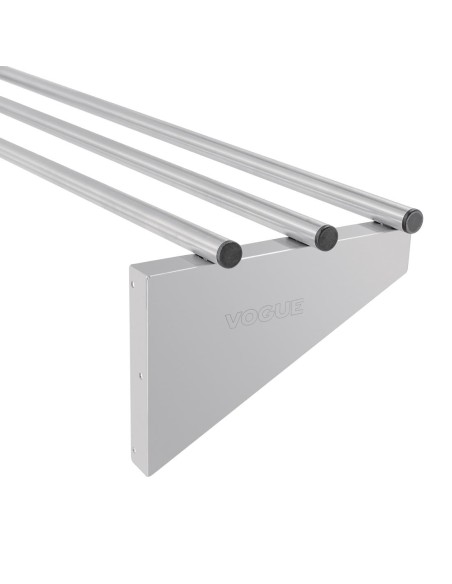 Etagère murale Vogue inox 1200 mm - 75 kg