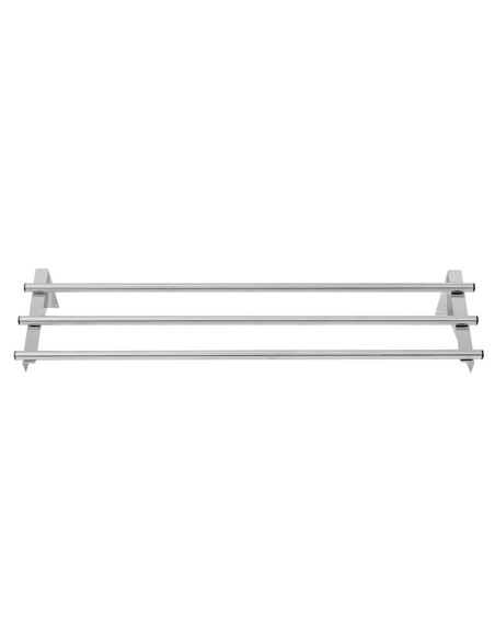 Etagère murale Vogue inox 1200 mm - 75 kg