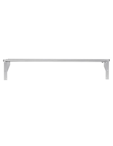 Etagère murale Vogue inox 1200 mm - 75 kg