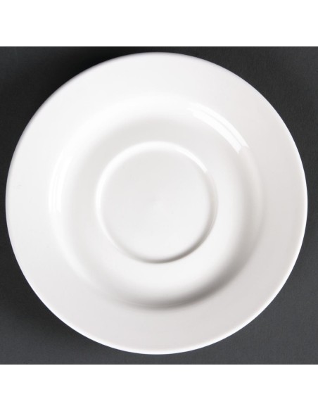Soucoupes rondes Olympia Lumina 143mm - lot de 6