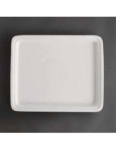 Plat GN 1/2 Olympia Whiteware 30mm - Porcelaine blanche