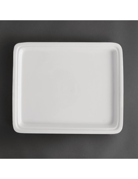 Plat GN 1/2 Olympia Whiteware 30mm - Porcelaine blanche