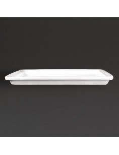 Plat GN 1/2 Olympia Whiteware 30mm - Porcelaine blanche 2