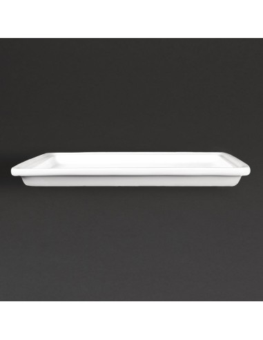 Plat GN 1/2 Olympia Whiteware 30mm - Porcelaine blanche