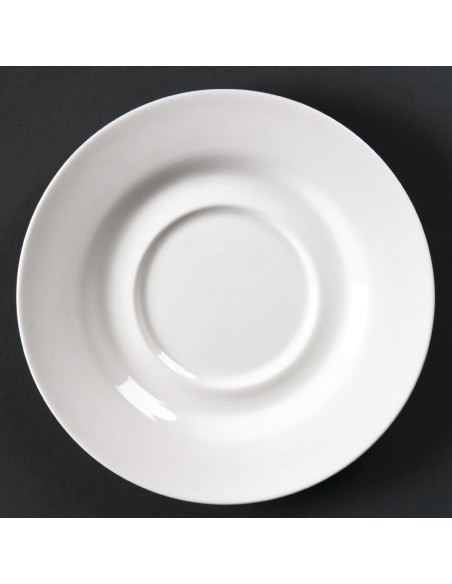 Soucoupes rondes Olympia Lumina 156 mm - lot de 6