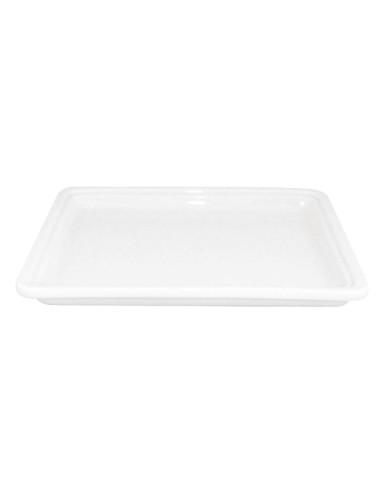 Plat GN 1/2 Olympia Whiteware 30mm - Porcelaine blanche