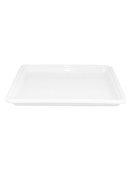 Plat GN 1/2 Olympia Whiteware 30mm - Porcelaine blanche