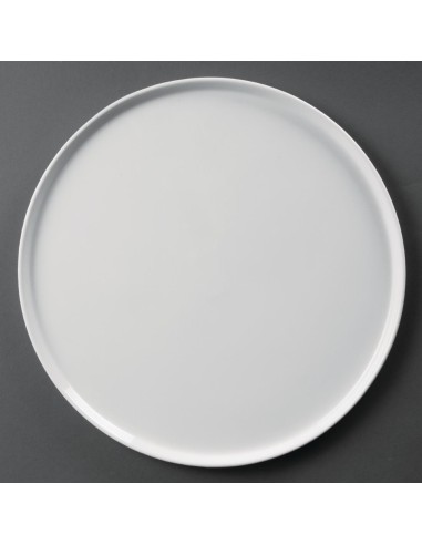 Assiettes à pizza Olympia Whiteware 330 mm - lot de 4