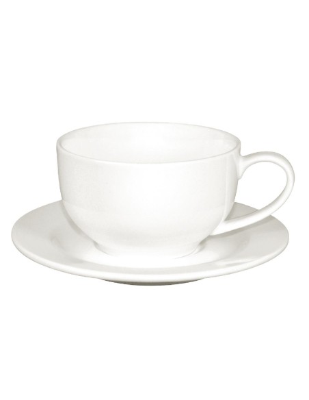 Soucoupes rondes Olympia Lumina 156 mm - lot de 6