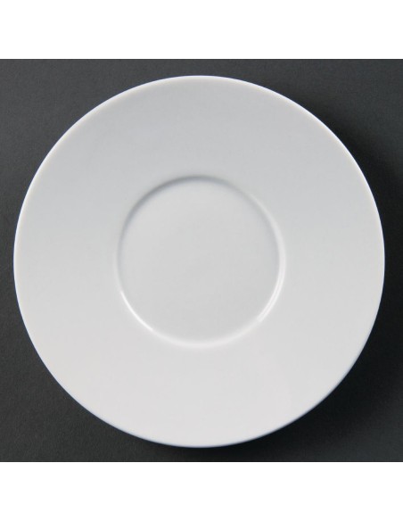 Soucoupes Olympia Whiteware 148mm - lot de 12