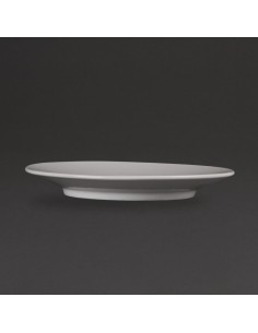 Soucoupes Olympia Whiteware 148mm - lot de 12 2