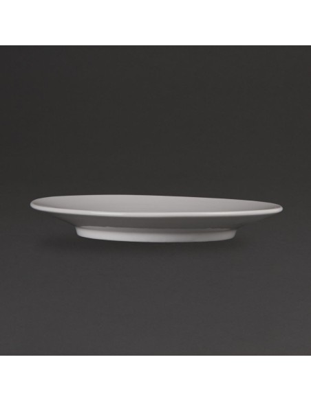 Soucoupes Olympia Whiteware 148mm - lot de 12