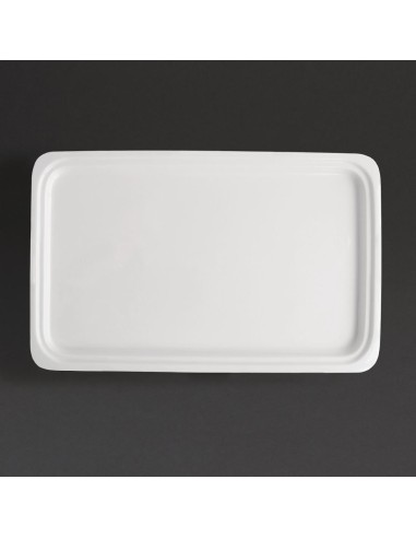Plat blanc GN 1/1 Olympia Whiteware 30 mm - Porcelaine