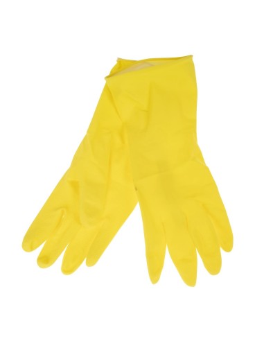 Gants multi usages Jantex jaunes L - Hygiène et protection