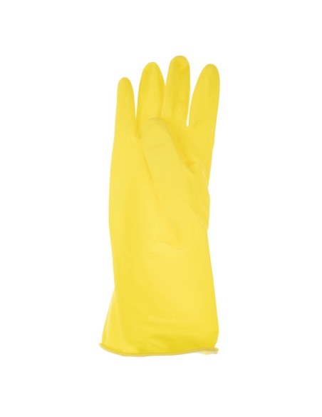 Gants multi usages Jantex jaunes L - Hygiène et protection