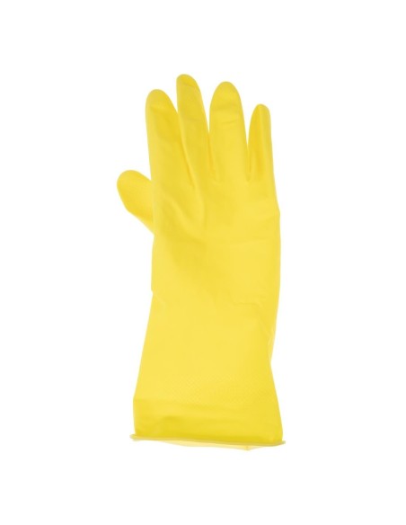 Gants multi usages Jantex jaunes M - Nettoyage et cuisine