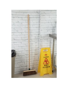 Manche de balai en bois Jantex 1200 mm - Poignée durable 2