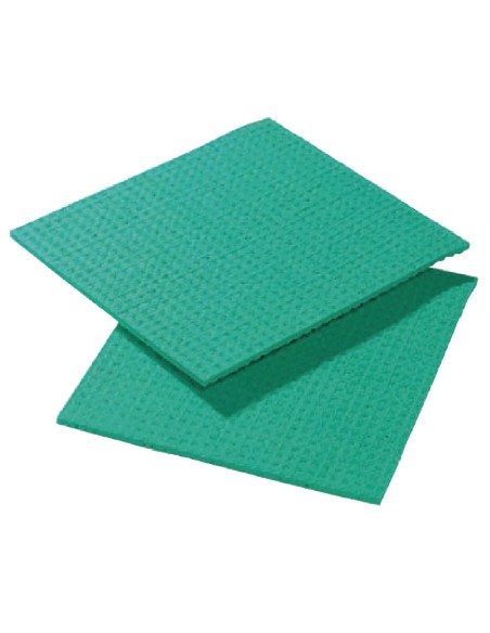 Lavettes Spongyl Spontex vertes - Lot de 10