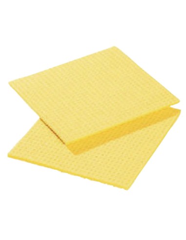 Lavettes Spongyl Spontex jaunes - lot de 10
