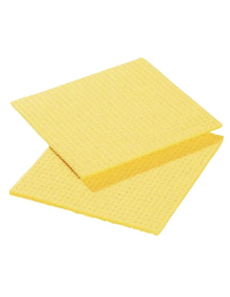 Lavettes Spongyl Spontex jaunes - lot de 10