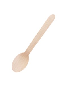 Cuillères dessert en bois biodégradables - lot 100
