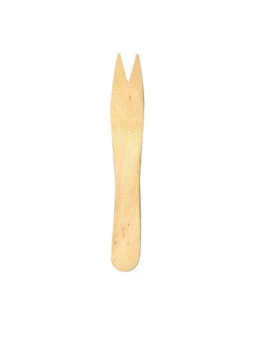 Fourchettes en bois biodégradables Fiesta Compostable - lot 1000