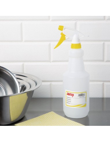 Vaporisateur Jantex jaune 750 ml - Nettoyage codé couleur