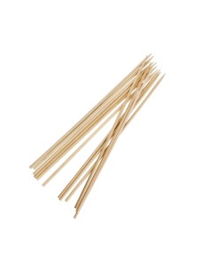 Brochettes en bois biodégradables Fiesta 180 mm - Lot de 200 2