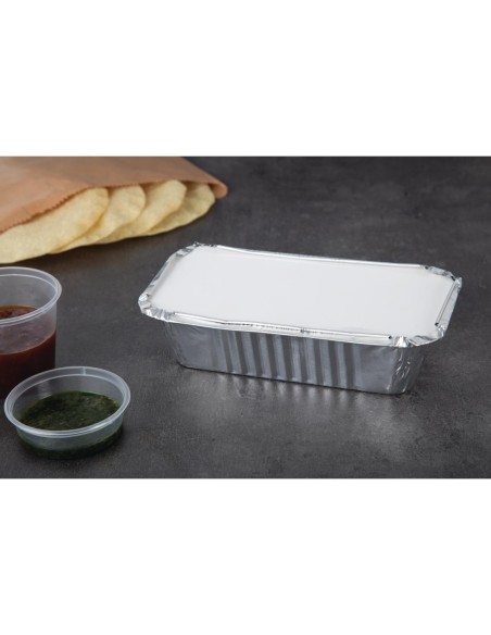 Grands couvercles en carton ciré Fiesta Recyclable - lot de 500