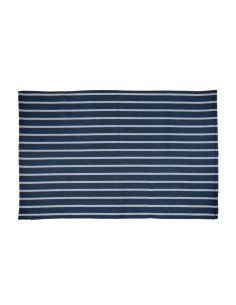 Torchon de cuisine rayé Vogue bleu marine - 71x46 cm