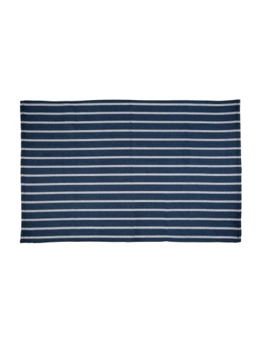 Torchon de cuisine rayé Vogue bleu marine - 71x46 cm