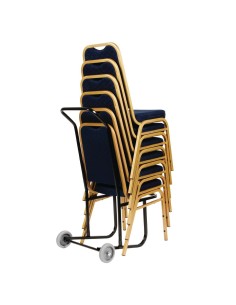 Chariot pour chaises de banquet Bolero - capacité 10 2